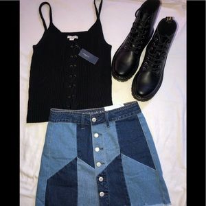 NWT American Eagle sweater tank top shirt Med